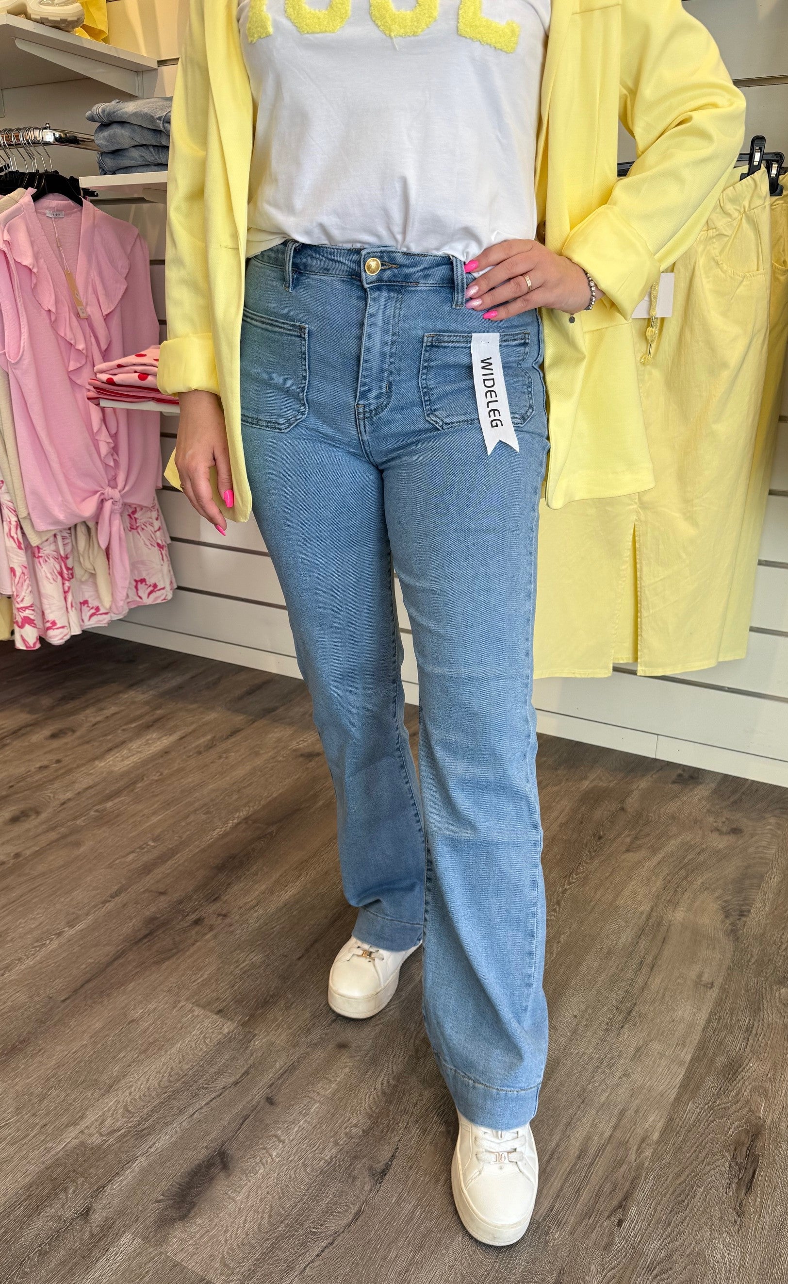 Sofia jeans wide legY6695R Ljus denim