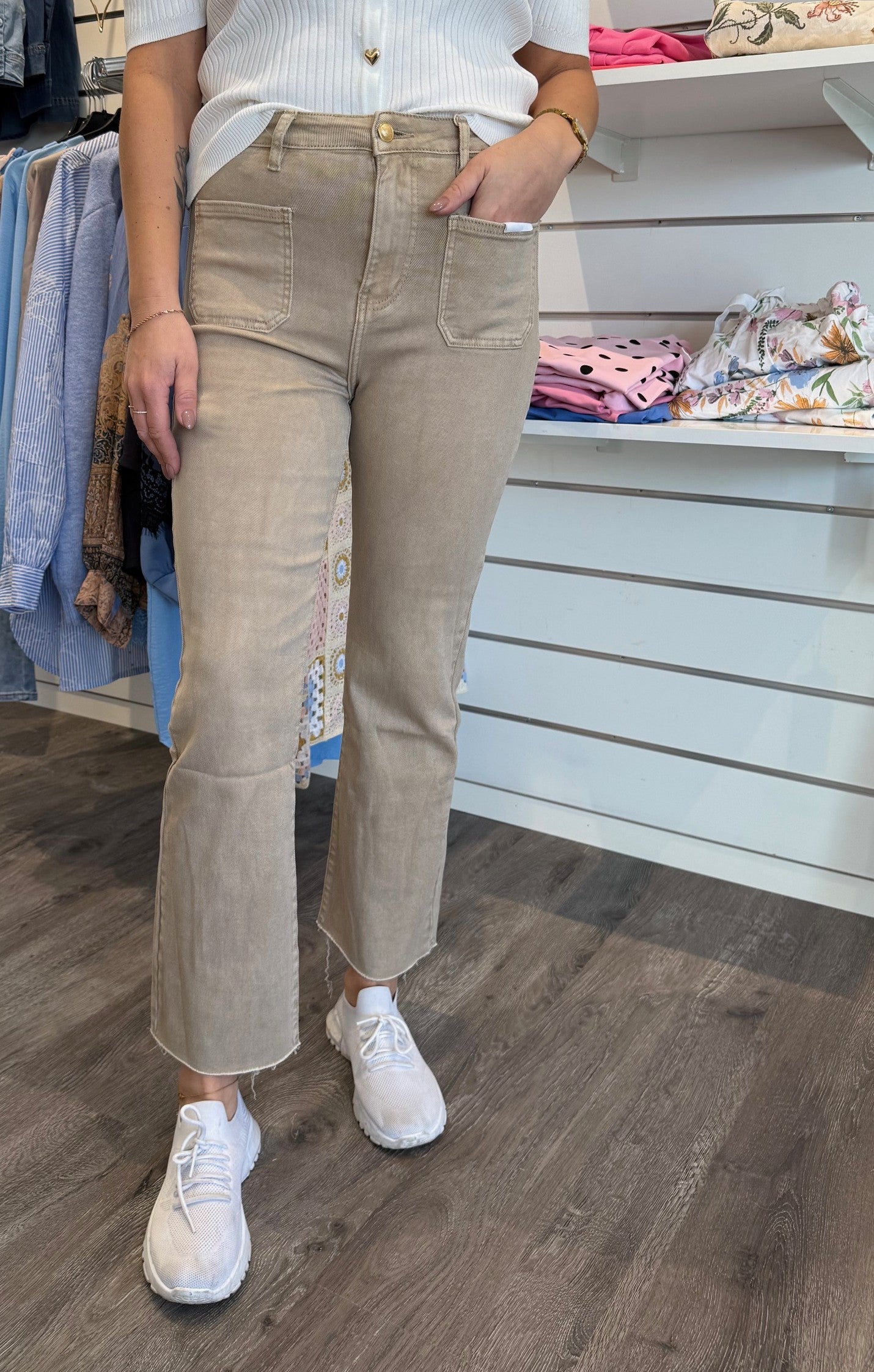 Sofia - Jeans - Fickor - Beige