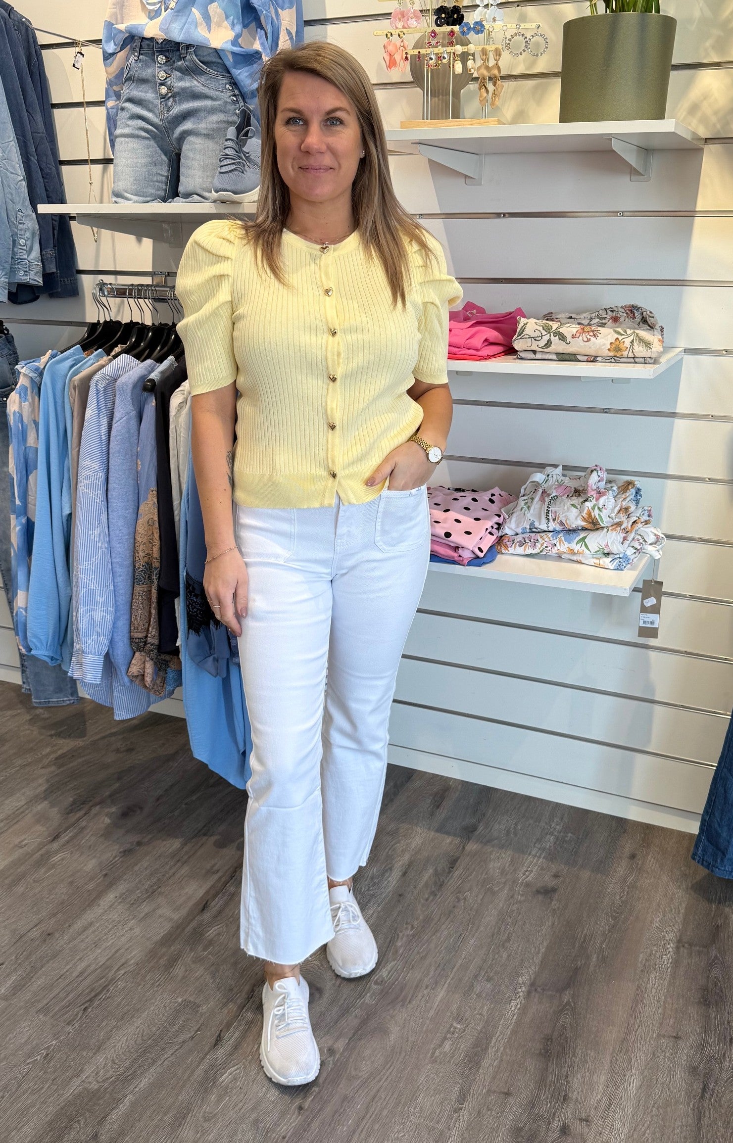 Sofia - Jeans - Fickor - Vit