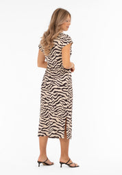 Solene Dress- Beige/Svart