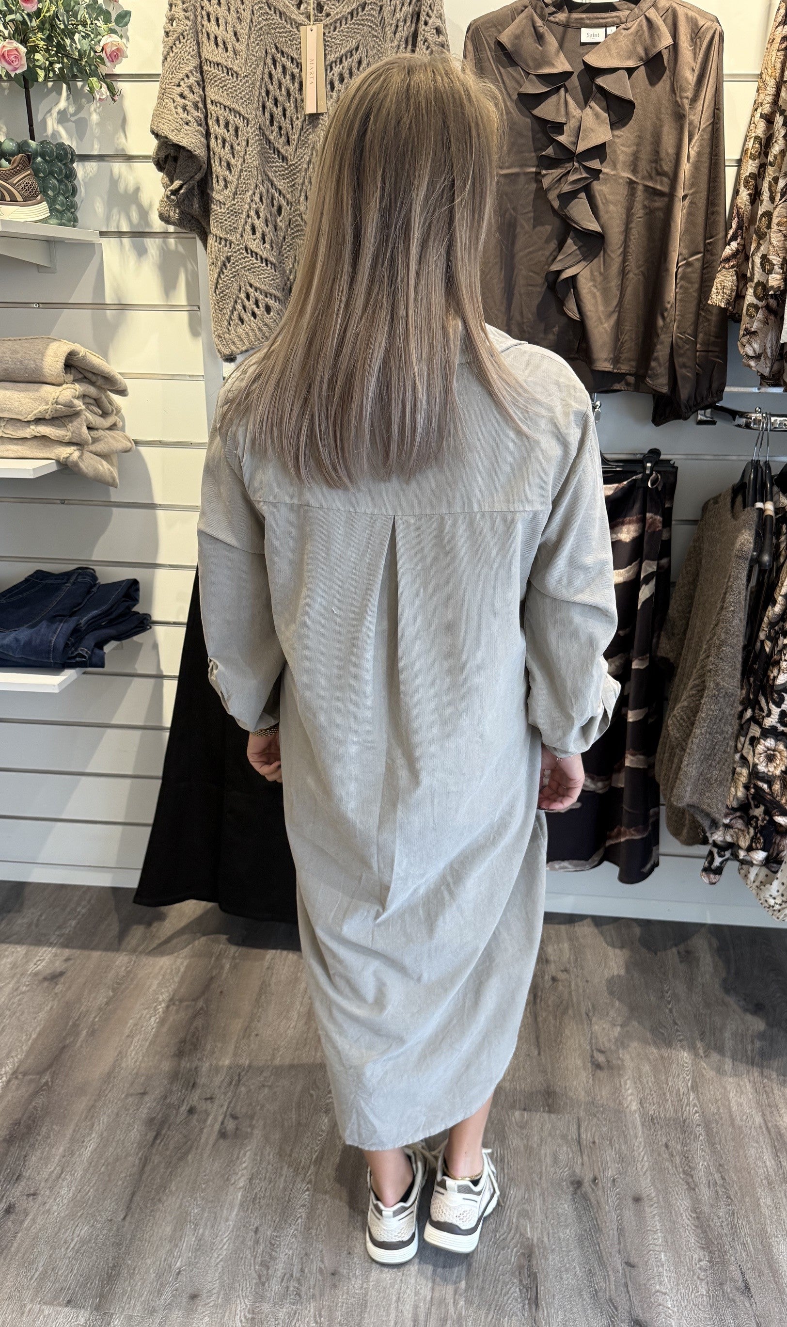 Solene Manchester Skjortklänning Taupe