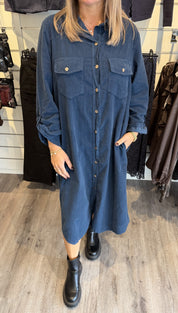 Solene Manchester Skjortklänning Navy