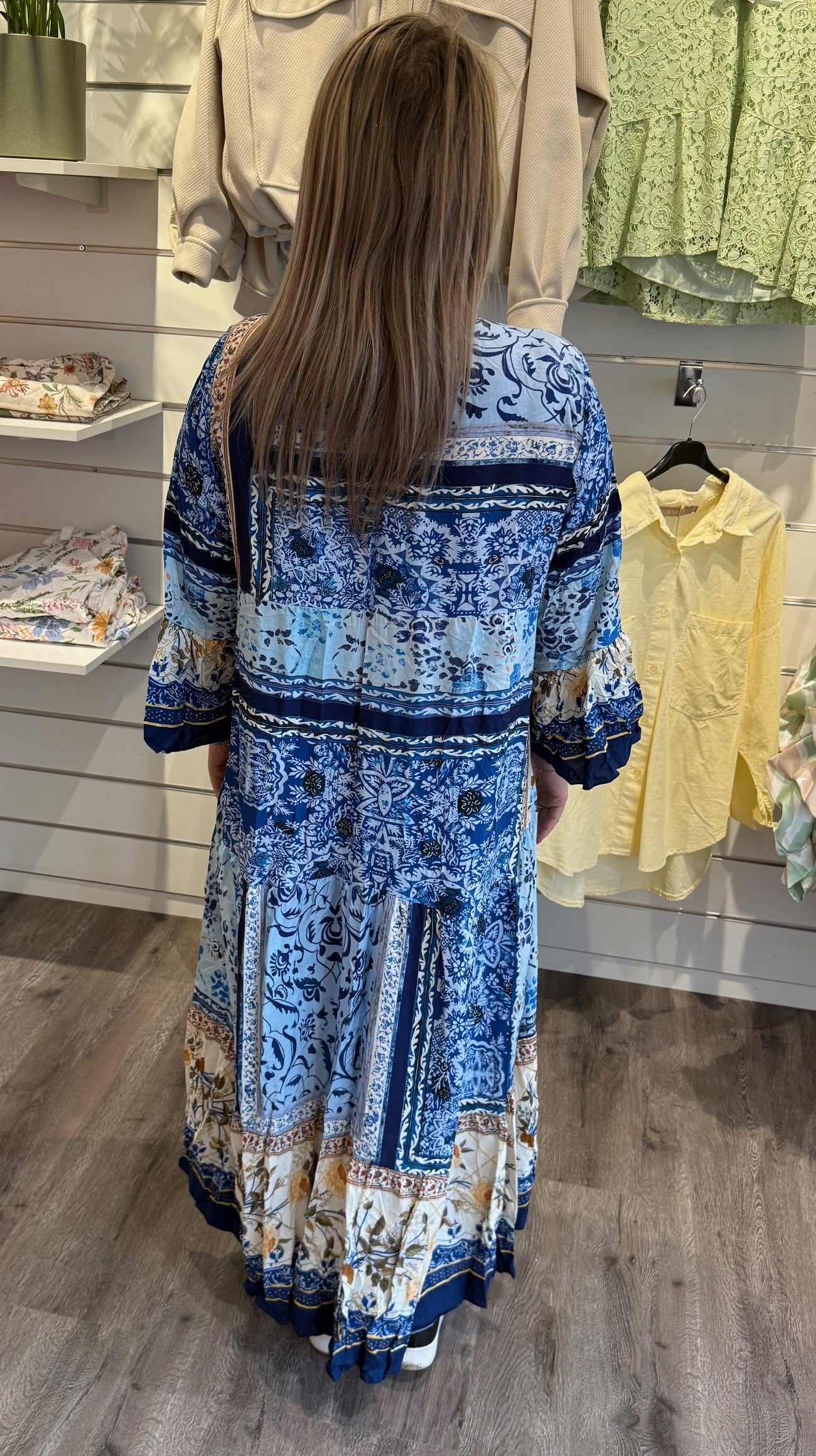 Stellis - Klänning - Mönster - Navy