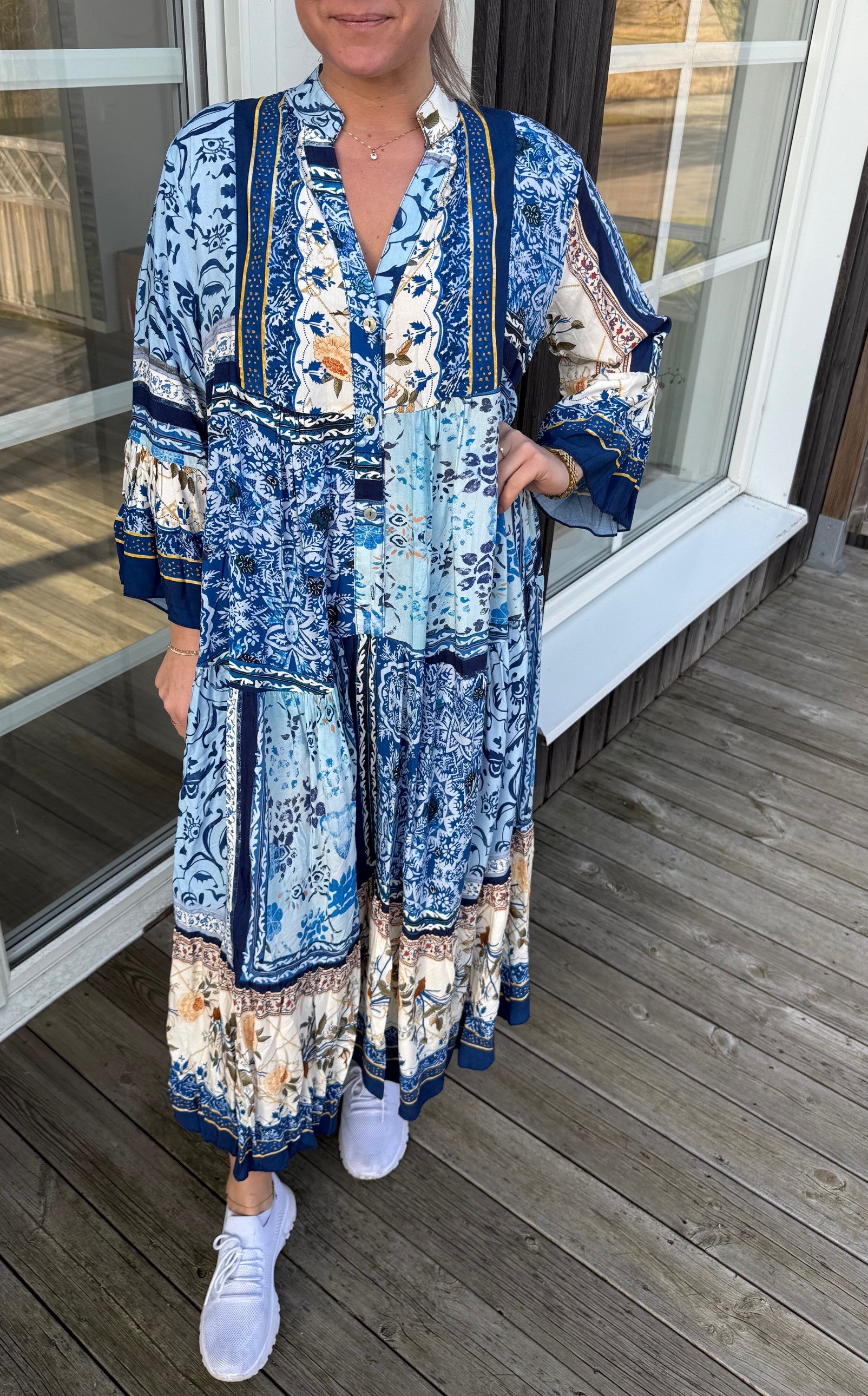 Stellis - Klänning - Mönster - Navy