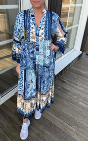 Stellis - Klänning - Mönster - Navy