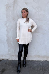 Stina - Längre tröja - Beige - Nyhet