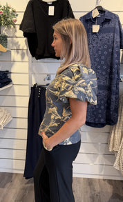 TaditaSZ Blus Dark gull gray
