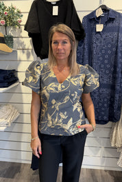 TaditaSZ Blus Dark gull gray