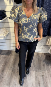 TaditaSZ Blus Dark gull gray