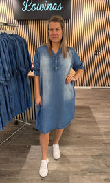 Tindra - Jeansklänning - Denim