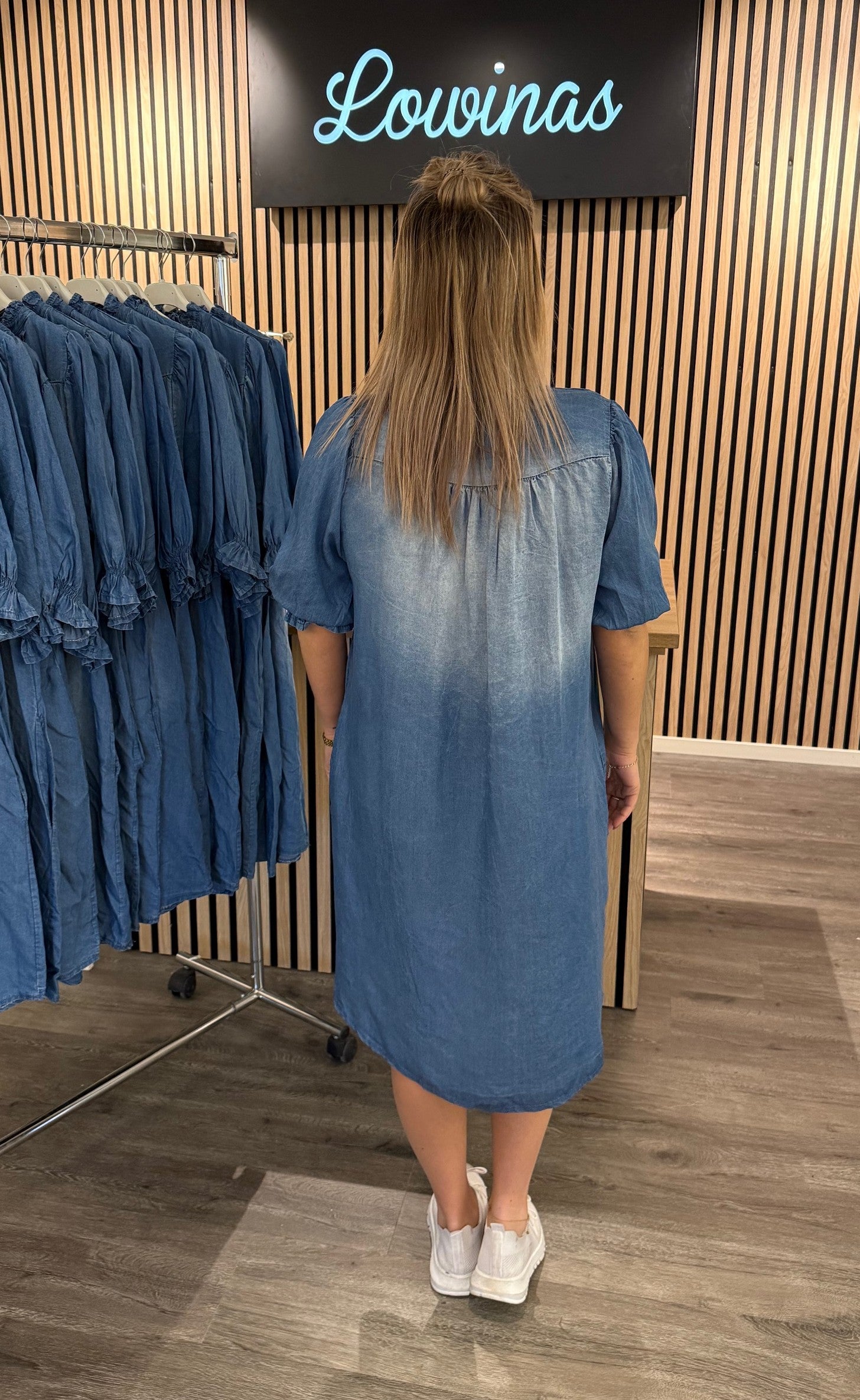 Tindra - Jeansklänning - Denim