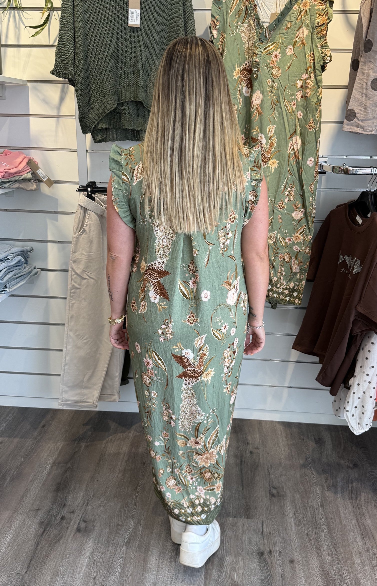 Vigdis Klänning Khaki