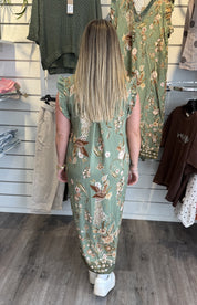 Vigdis Klänning Khaki