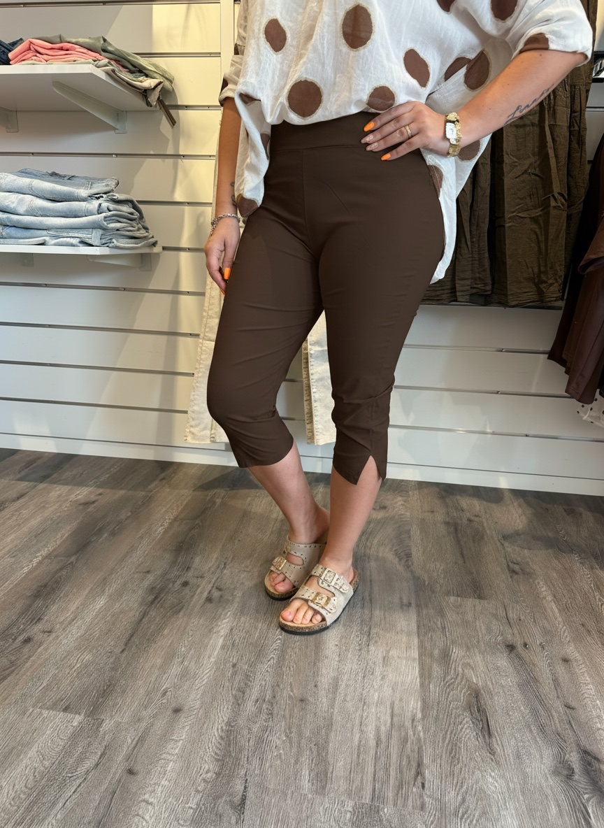 Vivianne Magiska Capribyxor Choco