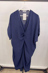 Vivvi - Tunika med Knyt - Navy