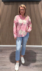 Zara - Blus - Blommor - Rosa