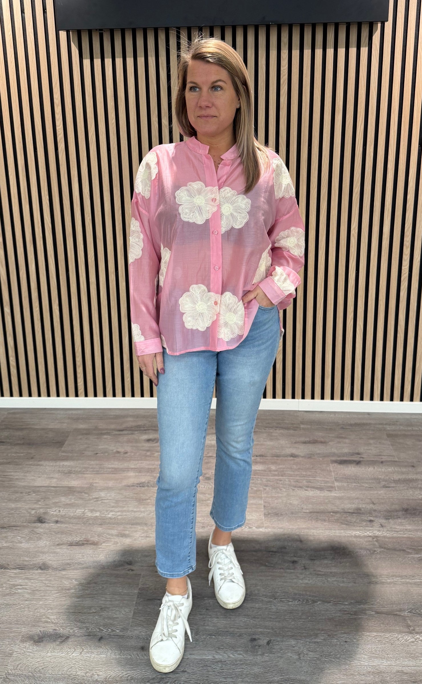 Zara - Blus - Blommor - Rosa