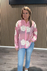 Zara - Blus - Blommor - Rosa