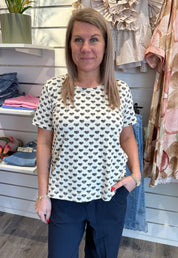 BCZelda T-shirt  Hjärtan Cream