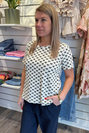 BCZelda T-shirt  Hjärtan Cream