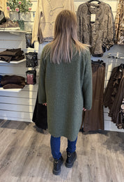 Zorina Teddyjacka Lång Khaki