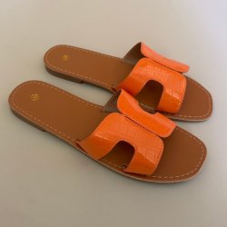 Jennifer - Sandal -Orange  - Nyhet