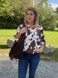 Aida - Blus - Cow - Brun - Nyhet