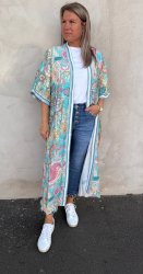 Ajla - Kimono - Turkos - Nyhet