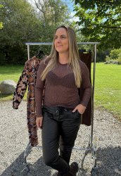BCAlexis - Meshtopp  - Glitter - Coffee - Nyhet