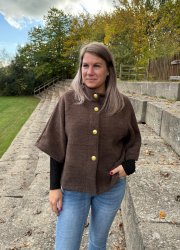 Aline - Poncho - Choco - Nyhet
