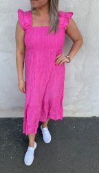 Ariel - Klänning -Cerise- Nyhet