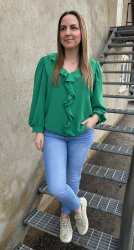 Belmo - Blus - Grön - Nyhet