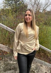 Bim - Topp med knyt - Guld- Nyhet