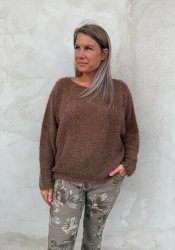 Anouk - Stickad Tröja - Brun - Nyhet