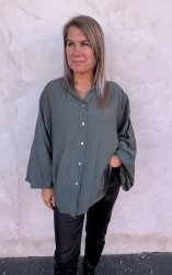 Cayla - Blus - Khaki- Nyhet