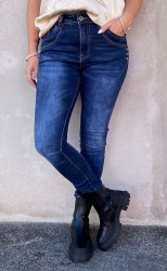 Celina - Jeans med bling JW1064 - Mörk Denim