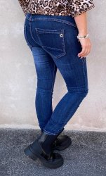 Charlie - Jeans med bling L8017 - Mörk Denim - Nyhet
