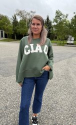 Charline- Sweatshirt- Ciao- Military - Nyhet