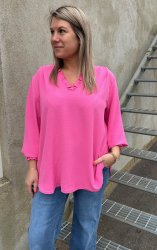 Corinne - Blus V-ringad -Bubbelgum- Nyhet