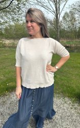 Costanza- Topp - Beige - Nyhet