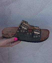 Cyrille - Sandal - Khaki - Nyhet