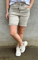 Ella MDC146 - Shorts med knyt - Beige