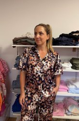 Ella - Blus- Leopard - Multi - Nyhet