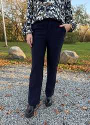 Elma - Kostymbyxor- Superstretch - Navy - Nyhet