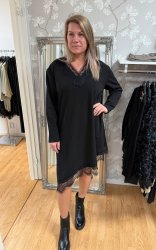 Erena - Klänning - Spets - Svart - Nyhet