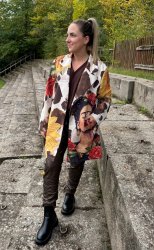 Friida- Längre kavaj - Frida Khalo - Multi -  Nyhet