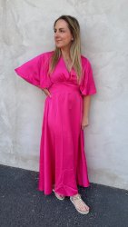 Gisela - Klänning - Cerise - Nyhet