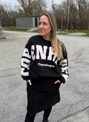 Hibiscus - Sweatshirt-  Copenhagen - Svart - Nyhet