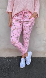 Harriet - Byxor - Flower - Rosa- Nyhet