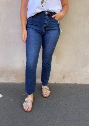 Jenna - Jeans - Flare - Mörk denim - Nyhet